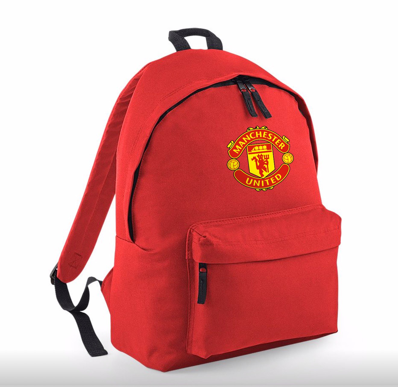 Červený batoh Manchester United - veľmi odolný a praktický